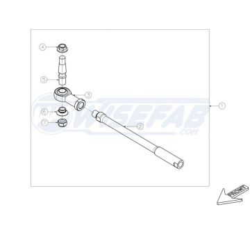 Wisefab BMW e30/e36/e46 tie rod assembly (SINGLE)